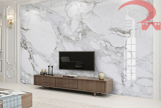 Top 5 mẫu đá marble trắng sang trọng cho phòng khách